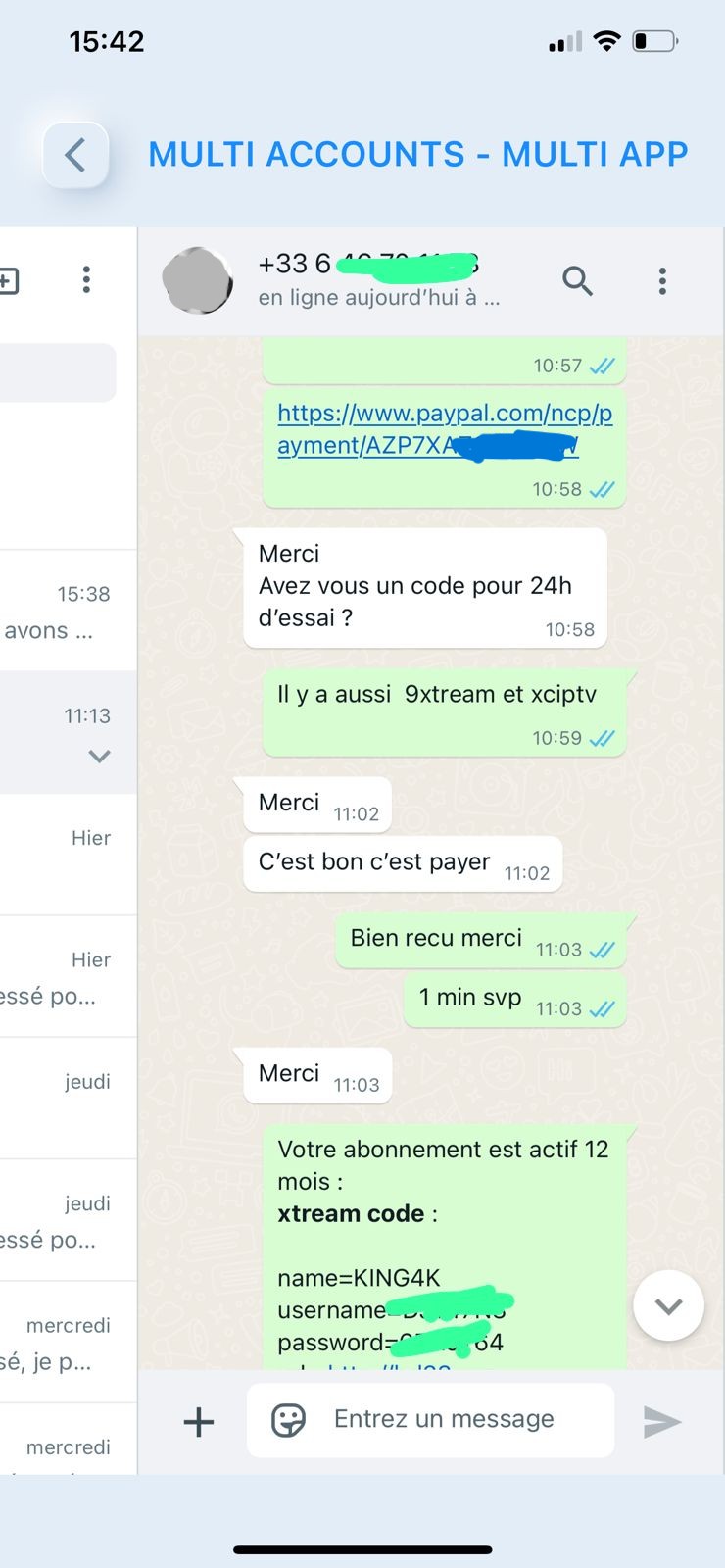 avis clients king iptv