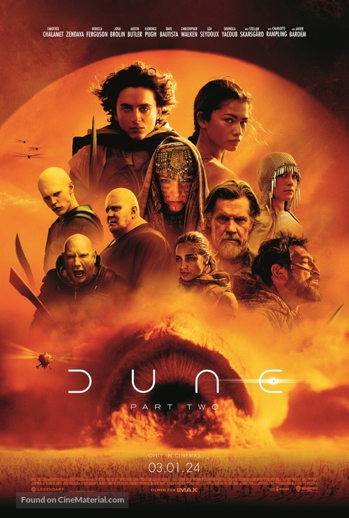 Affiche officielle du film Dune Part Two