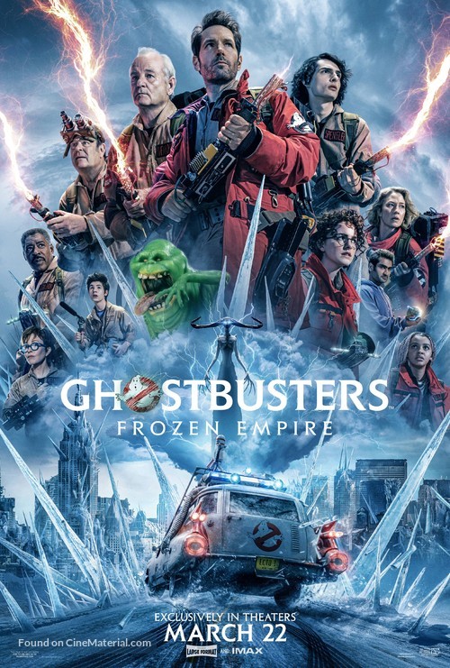 Affiche officielle du film Ghostbusters: Frozen Empire