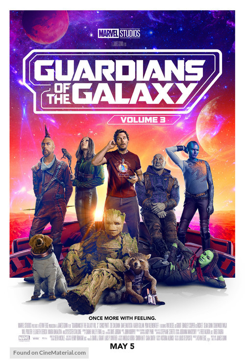 Affiche officielle du film Guardians of the Galaxy Vol. 3
