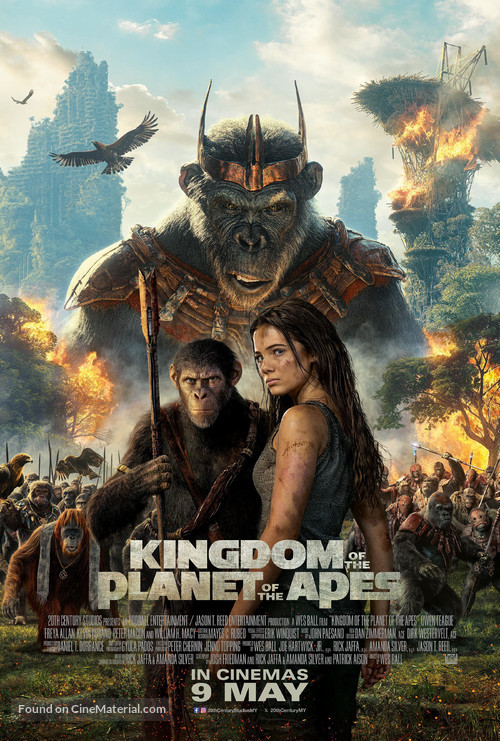 Kingdom of the Planet of the Apes Malaysian Movie Poster