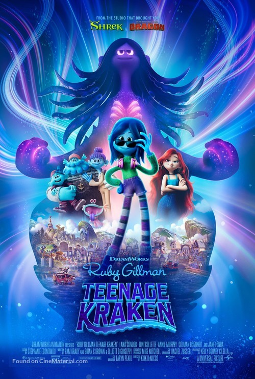 Affiche officielle du film Ruby Gillman Teenage Kraken