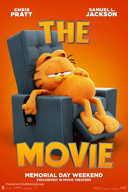 Affiche officielle du film The Garfield Movie